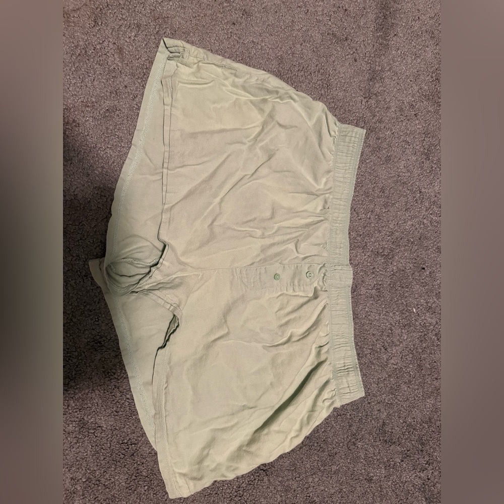 PINK Victoria's Secret Sage Green Sleep Shorts